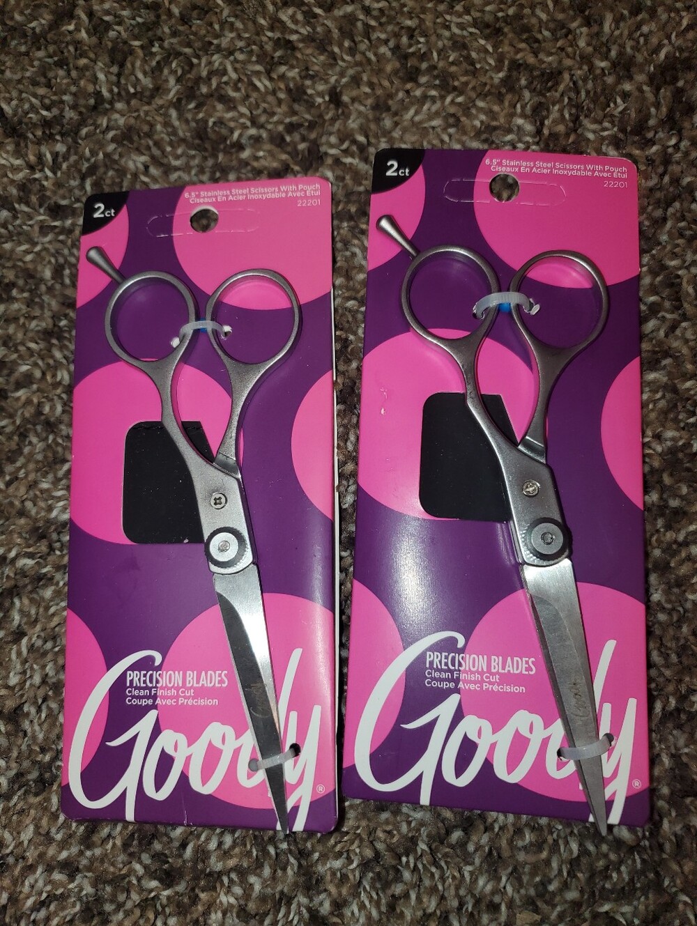 2 Pairs Goody Scissors